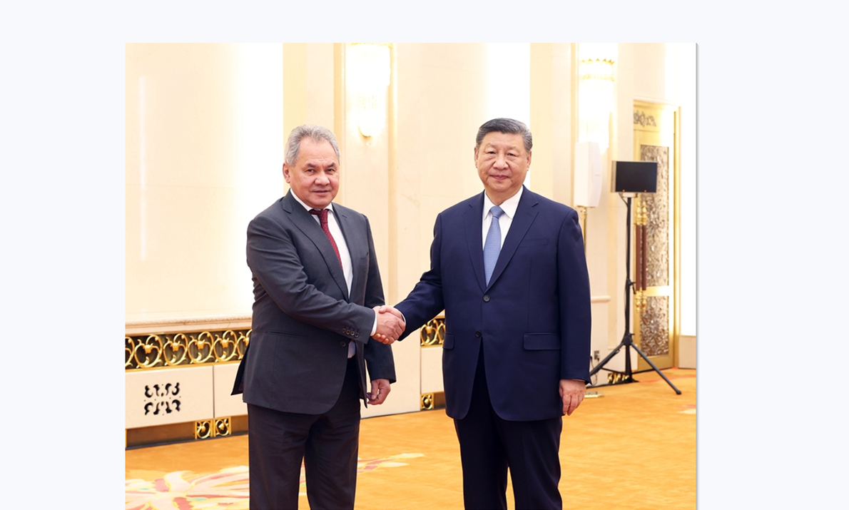 習(xí)近平會(huì)見(jiàn)俄羅斯聯(lián)邦安全會(huì)議秘書(shū)紹伊古